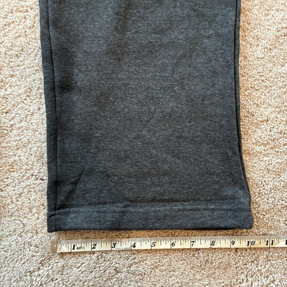 Fleece Straight Leg Loose Sweatpants with Pockets Charcoal Gray - Picture 11 of 11